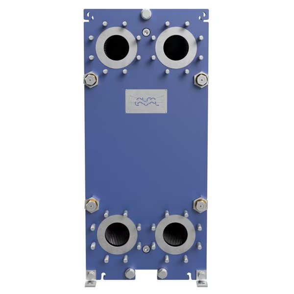 Gasketed Plate Heat Exchanger, 40 Plate, 7,180K BTU, Alfa Laval, Mfr#: T10-MFG-40